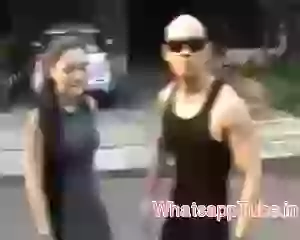 Stunning stunt by couple