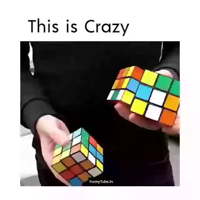 This Is Insane Trick With Rubix Cubs Ever You Seen