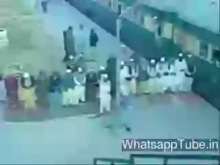 Train leaves while kept praying