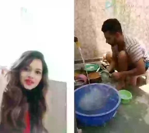 Beautiful Girl Imitating Daya Selfie Video