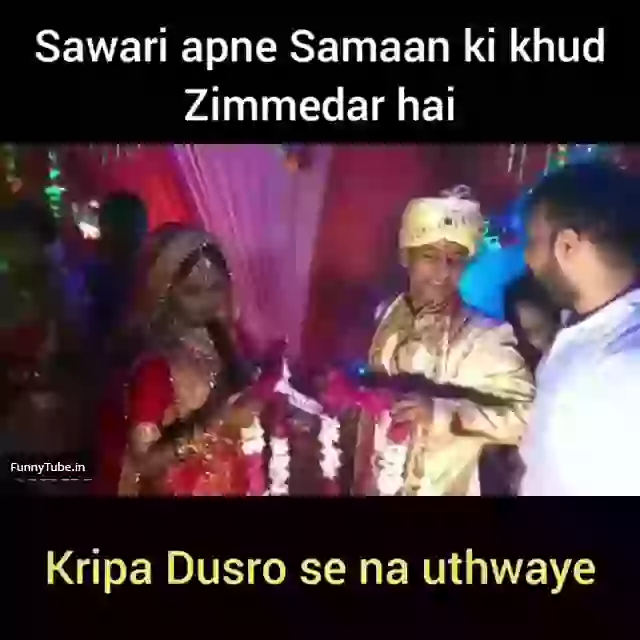 Varmala Goes Fail In Wedding Funny Whatsapp Status