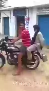 What a funny bike drive