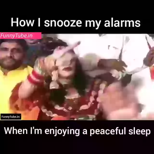 When I Snooz Alarm Funny Morning Reaction Video